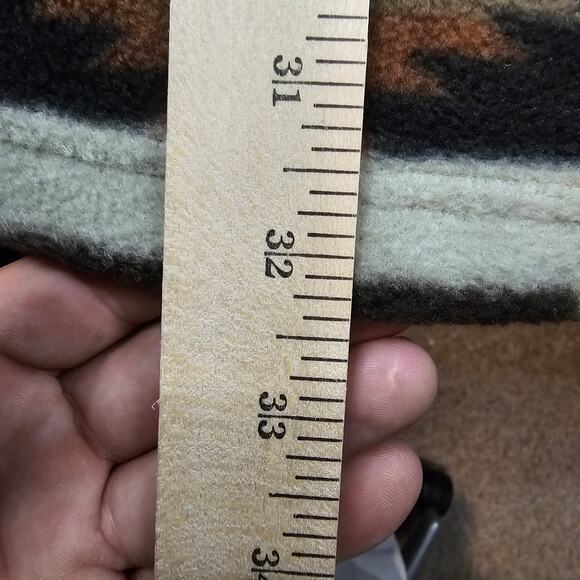 Vintage Scandia Woods Aztec Fleece Shirt XL Native Southwestern Sarape Navajo - Picture 12 of 13